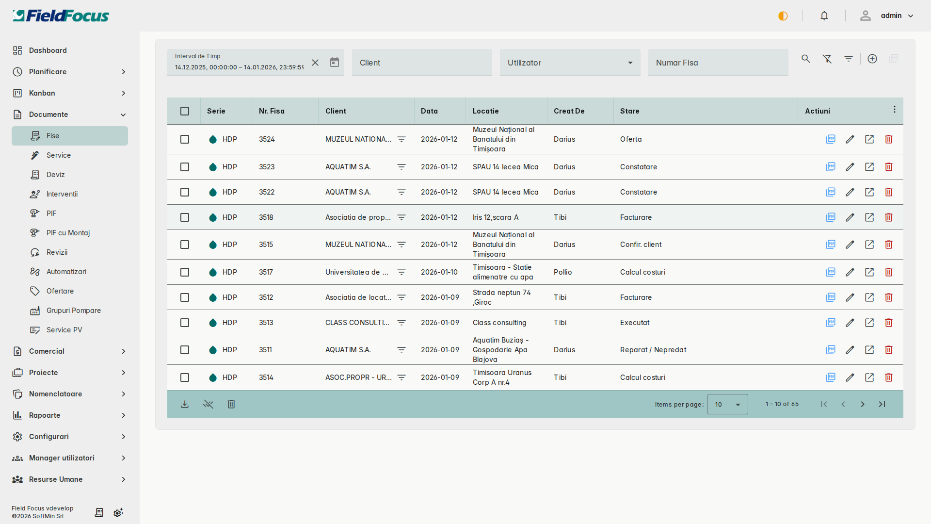 Formular adăugare fișă